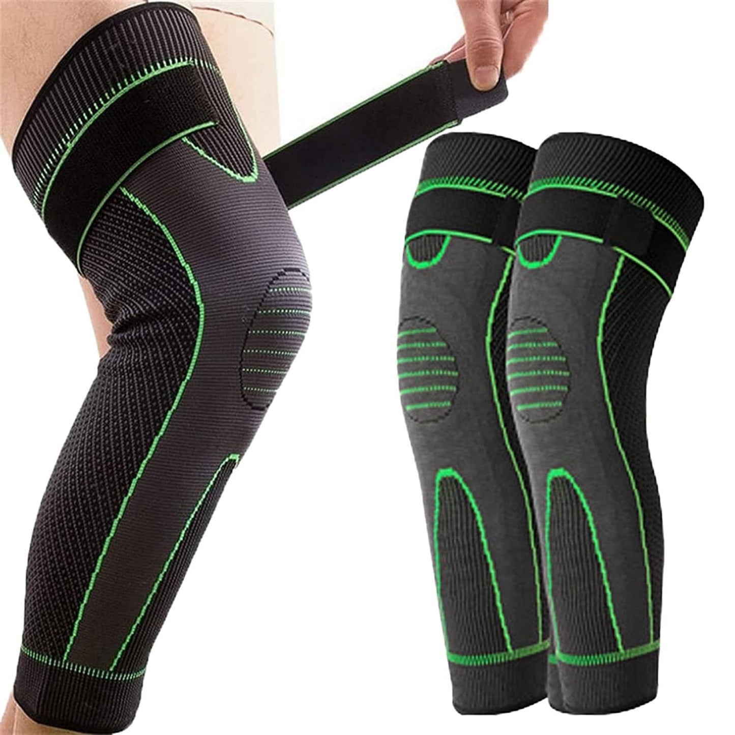 2Pcs 1Pair Strap Knee Braces Support Pad